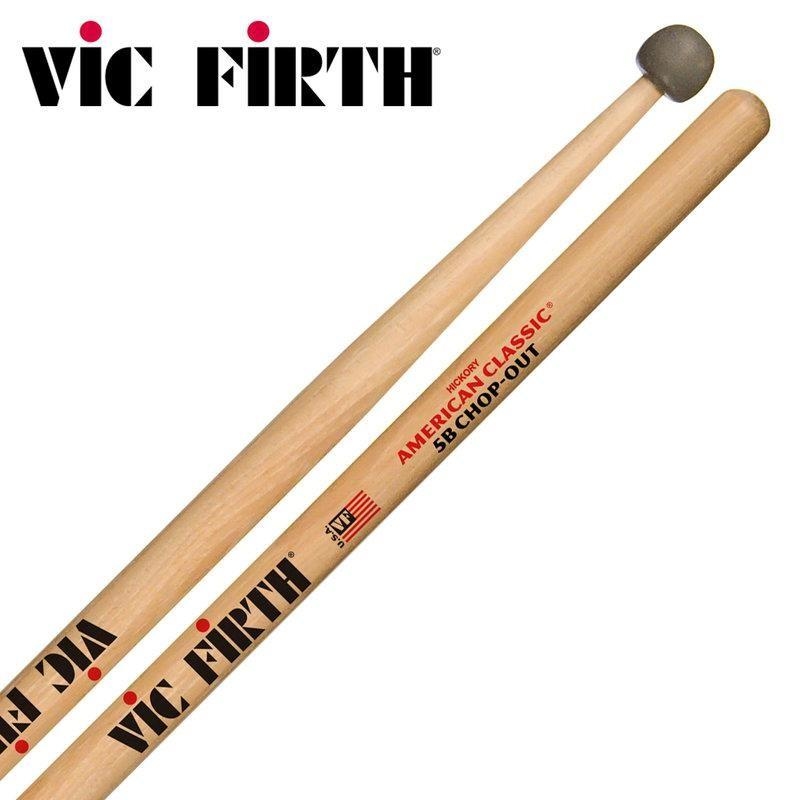 美國 Vic Firth 5BCO 胡桃木鼓棒 5B chop out 橡膠槌頭 鼓棒