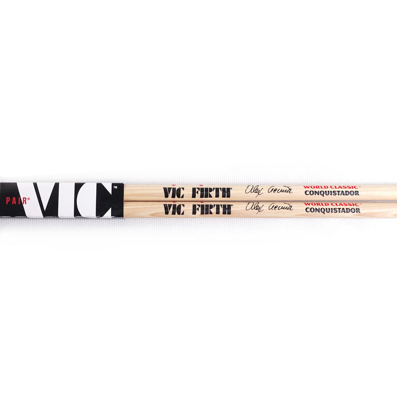 VIC FIRTH SAAC 原木色 拉丁鼓棒 山胡桃木 Alex Acuna 簽名鼓棒