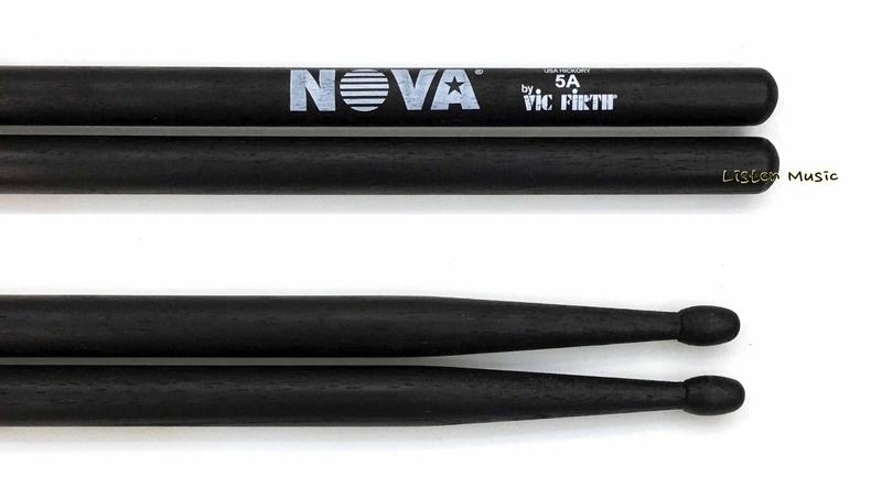 VIC FIRTH NOVA N5AB 鼓棒 黑色 美國山胡桃木