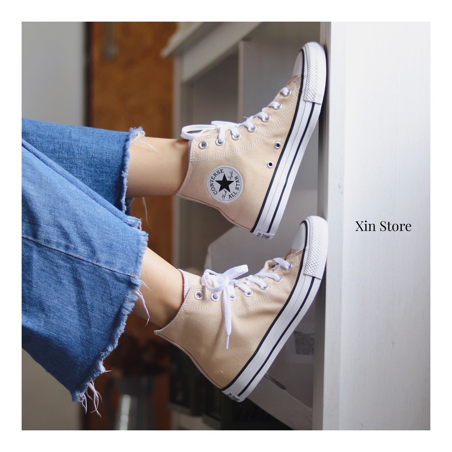 【現貨】Converse Chuck Taylor All Star 高筒 帆布鞋 燕麥奶