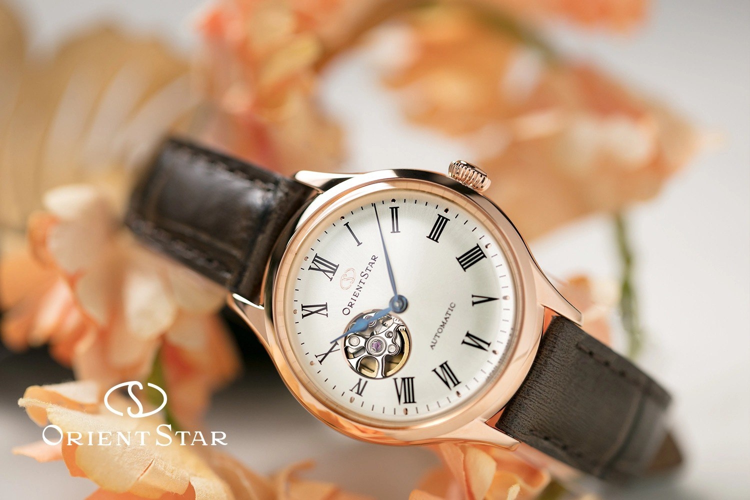 Ladies - Classic Semi Skeleton - Rose Gold