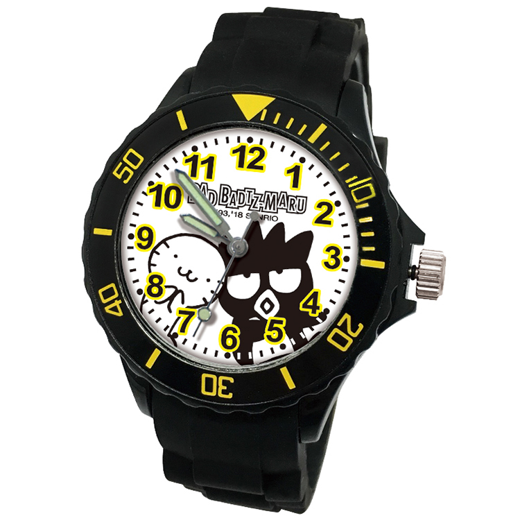 【三麗鷗Sanrio】酷企鵝運動彩帶錶引領黑潮-1032B