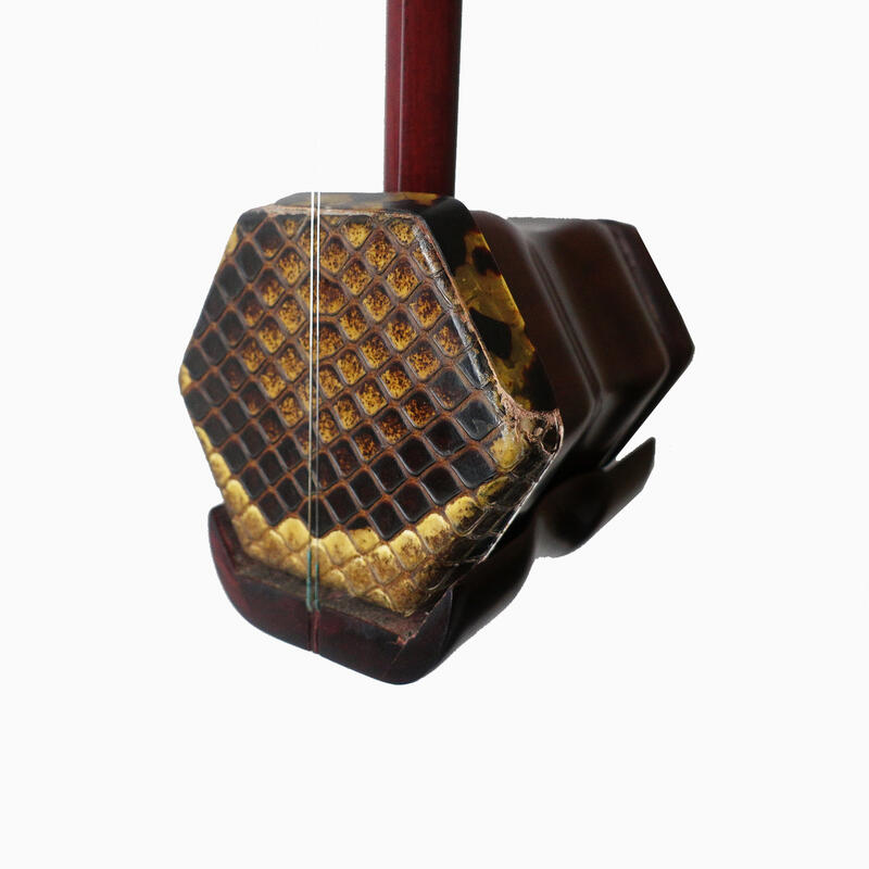 二胡/南胡 - 紫檀木 骨雕【附 二胡盒(加厚內裡)、弓、琴碼、止音綿】