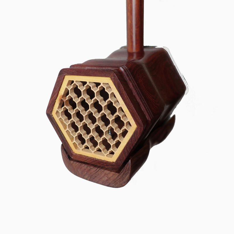 二胡/南胡 - 高級紅檀木/張華製 【附 二胡盒(加厚內裡)、弓、琴碼、止音綿】 第 3 張圖片｜三峽配件 / 週邊