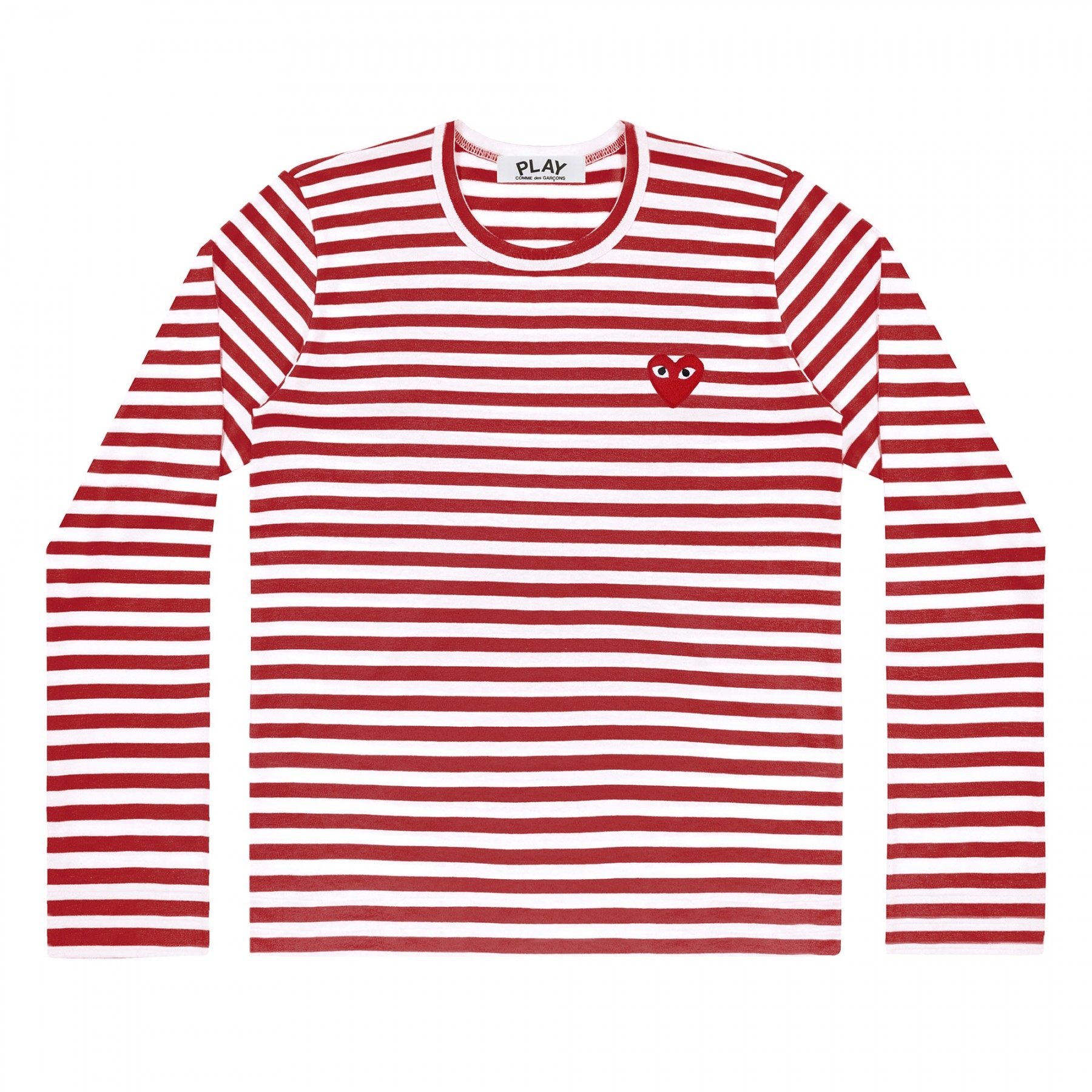 Comme des Garçons SHIRT 赤 長袖ジャージ 6 コムデギャルソンシャツCOMME des GARCONS SHIRT ライン切替