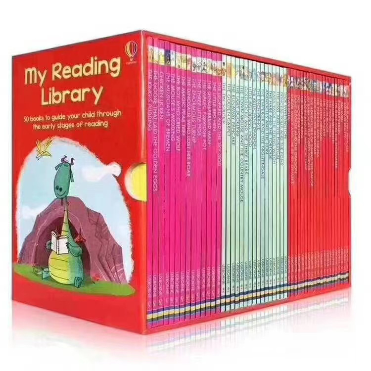 Usborne My Reading Library (50 Books Collection ) Red