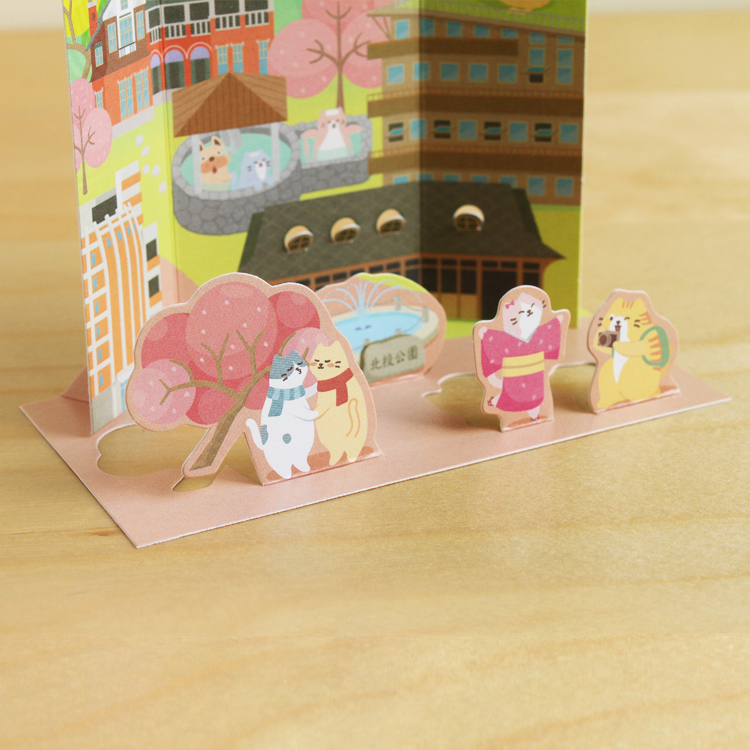 貓狗散步2D明信片・北投