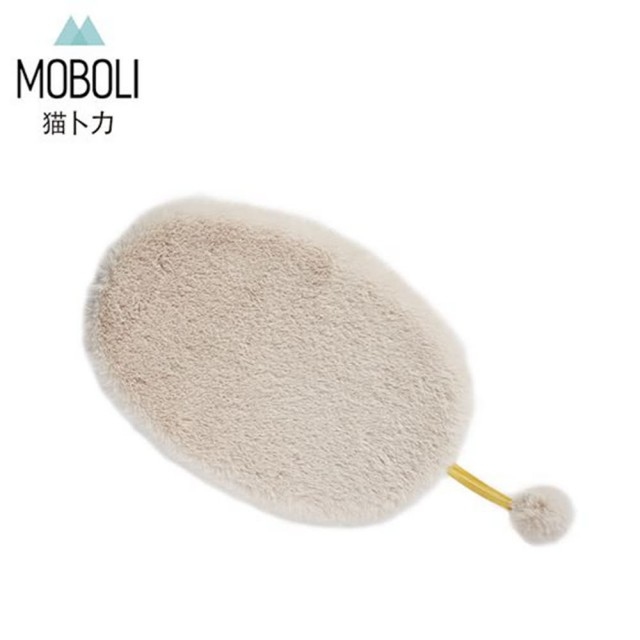 MOBOLI - 貓膠囊仿兔毛窩墊 (米白色)