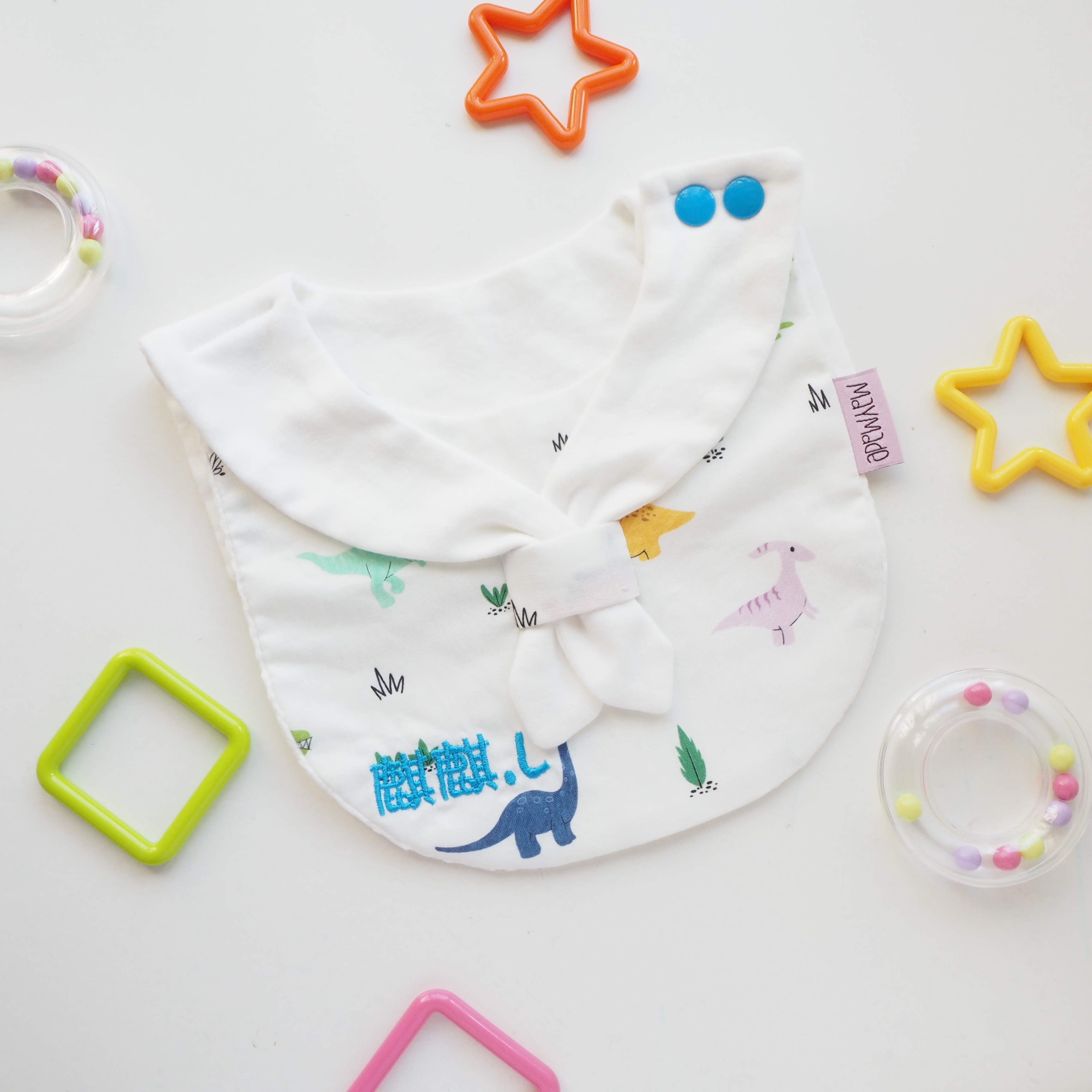 自選圖案 水手造型口水肩 彌月禮物