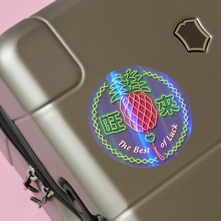 台灣霓彩貼紙・好運旺來