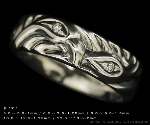 MATING FLIGHT: LOVE BITE RING WITH DIAMONDS