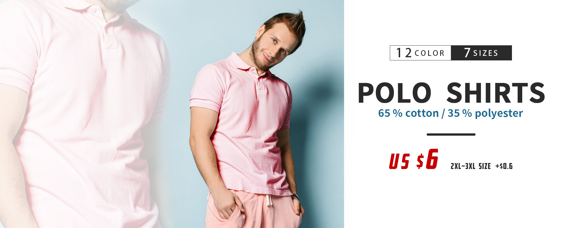 POLO-Shirt, US Cotton, Piping, Double Colors, Printing Clothes, Uniform, Printing Clothes Recommend,Hot Hat, Customize