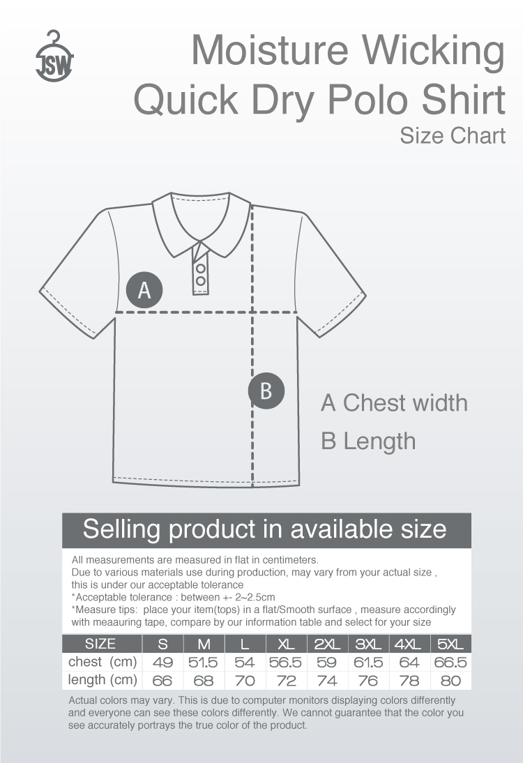 Moisture Wicking, Anti-UV, Breathable, Fast Dry, Antibiosis and deodorant, Sweat-Shirt, POLO, Short Sleeve,Customized Sticker