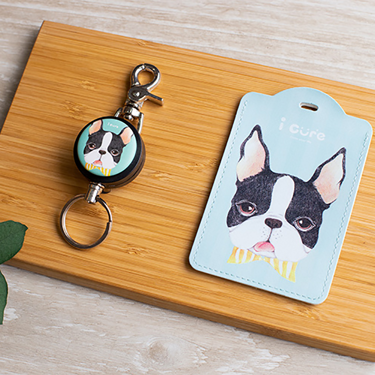 i好溜 伸縮萬用卡套組 / 領結波士頓 _H10