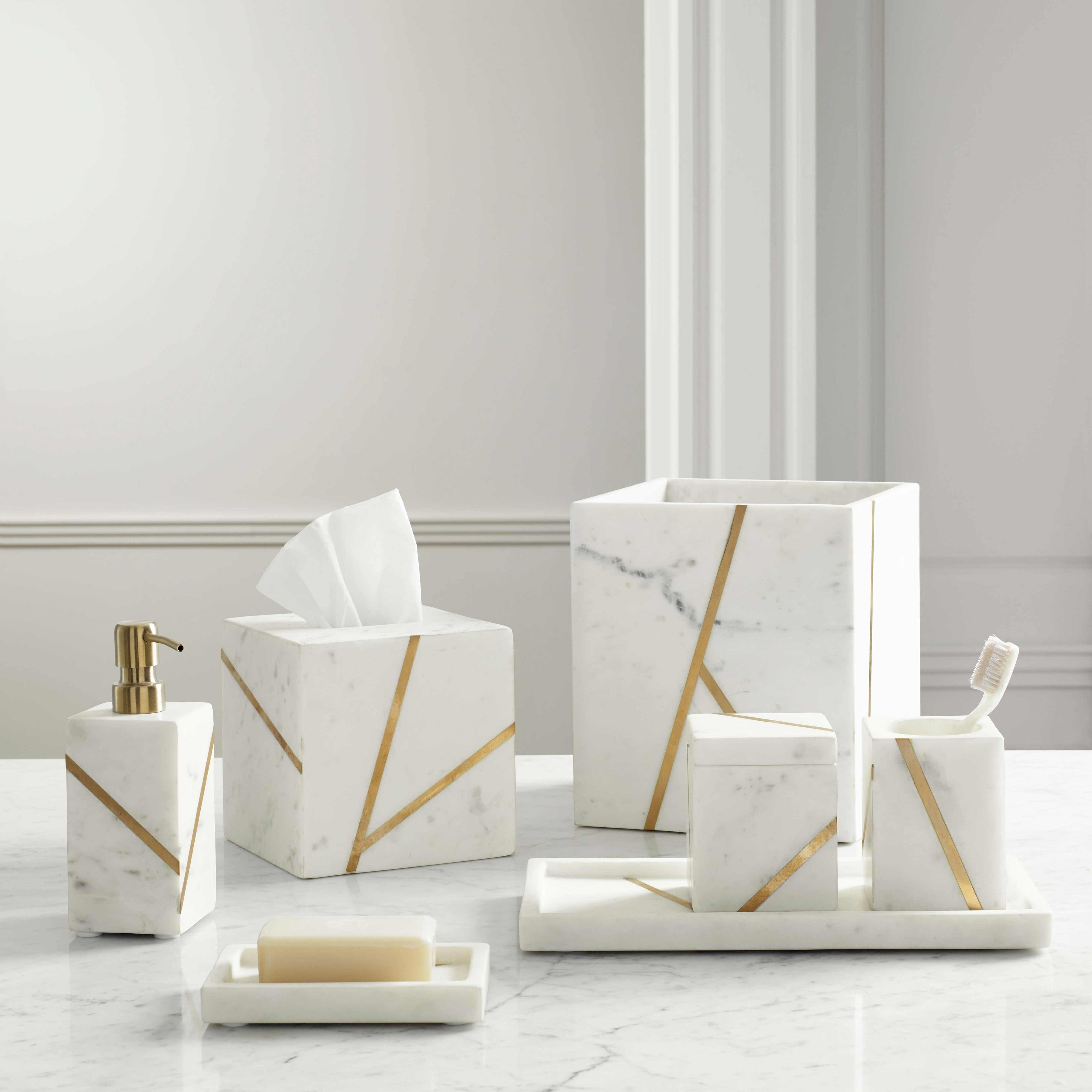 大理石黃銅條系列 衛浴用品