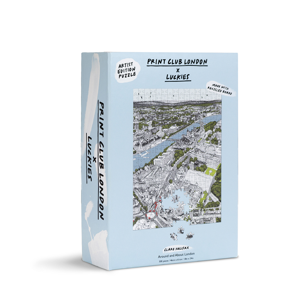 【PRINT CLUB LONDON x LUCKIES】倫敦周邊 500片拼圖