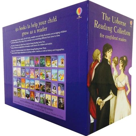 The Usborne Reading Collection for Confident Readers (40 Books)(Purple)