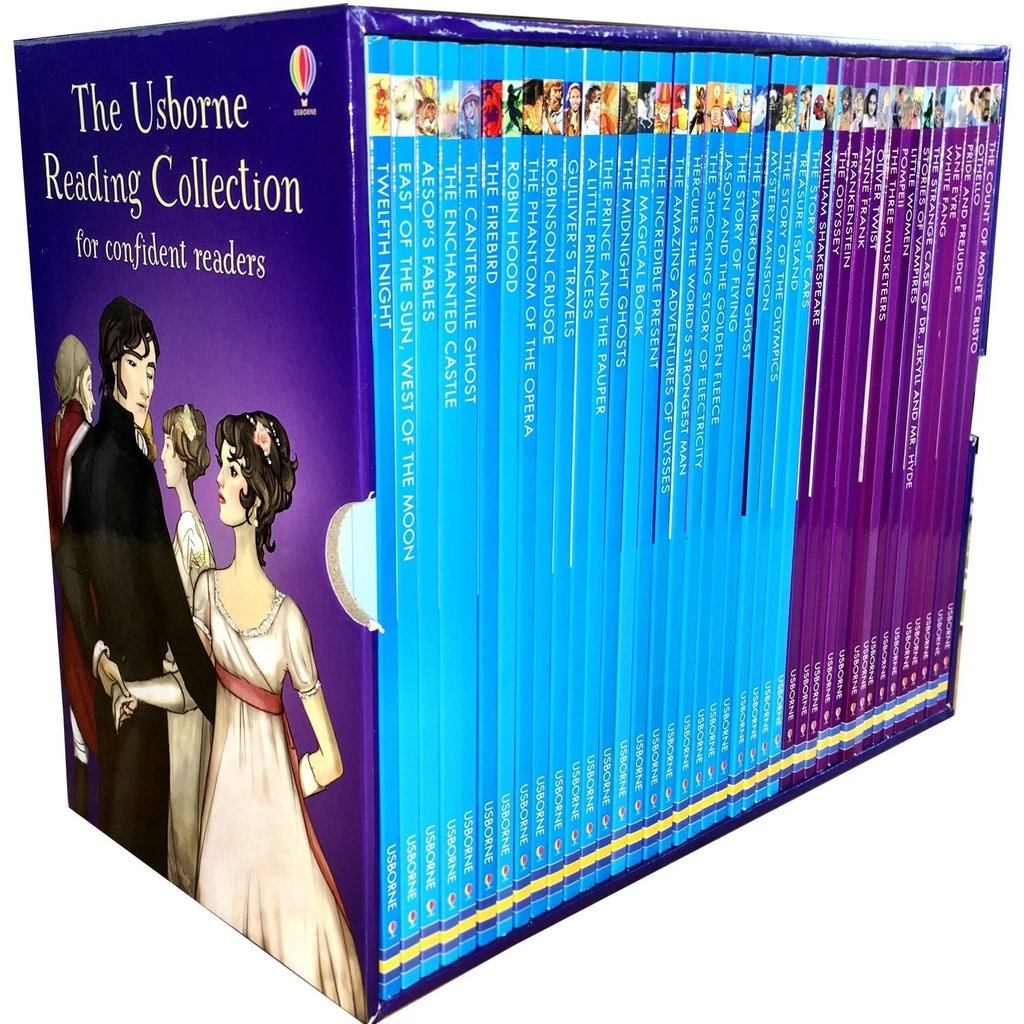 The Usborne Reading Collection for Confident Readers (40 Books)(Purple)