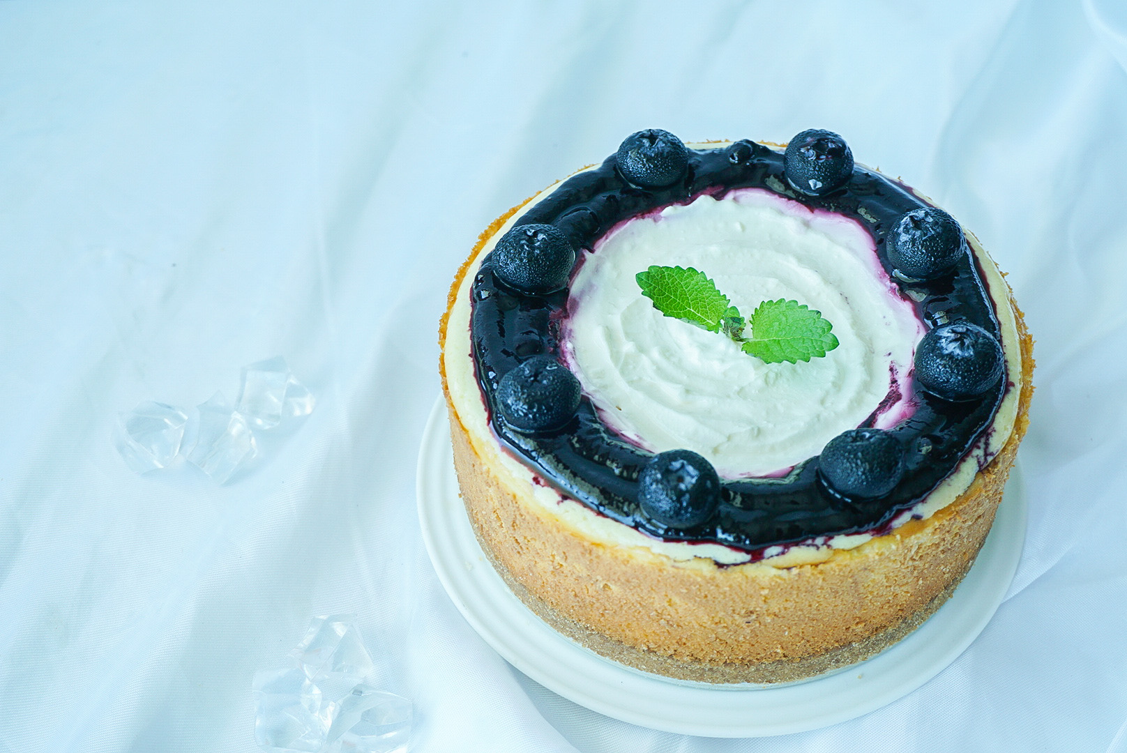 藍莓焗芝士蛋糕