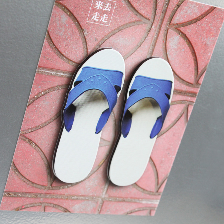 台灣好物磁鐵・藍白拖