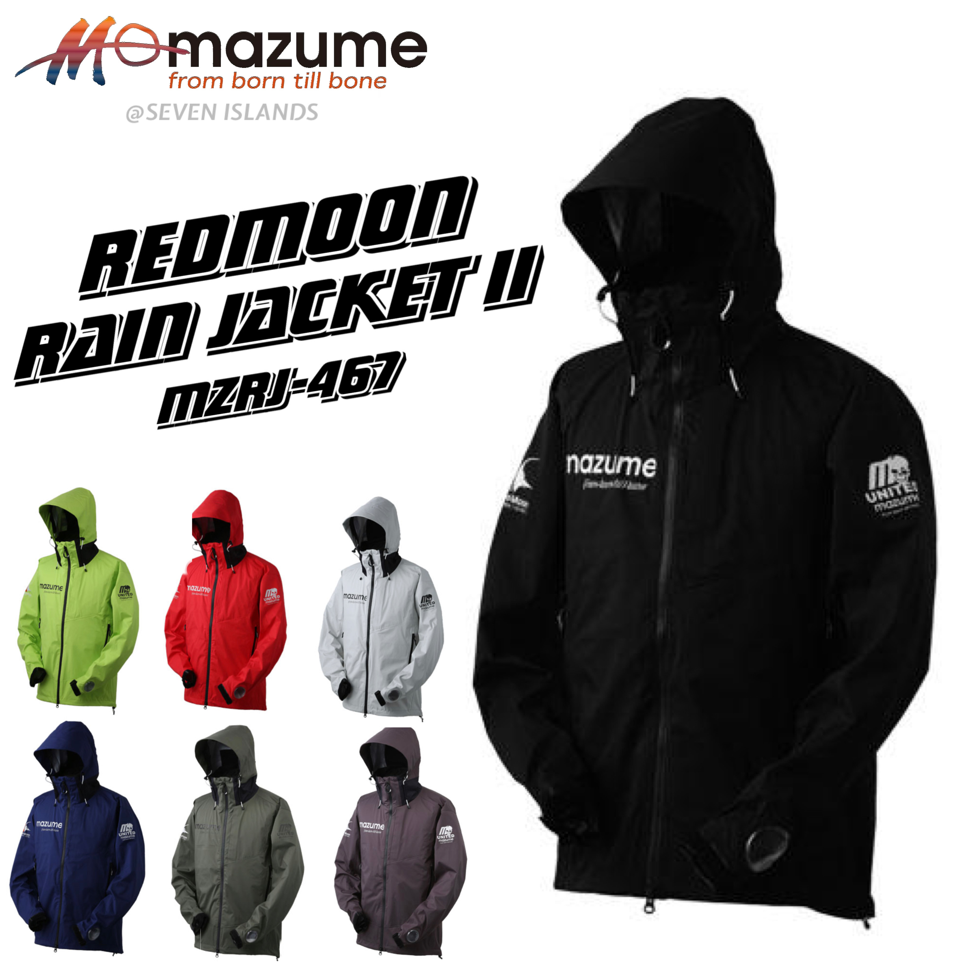 MAZUME REDMOON RAIN JACKET II MZRJ-467