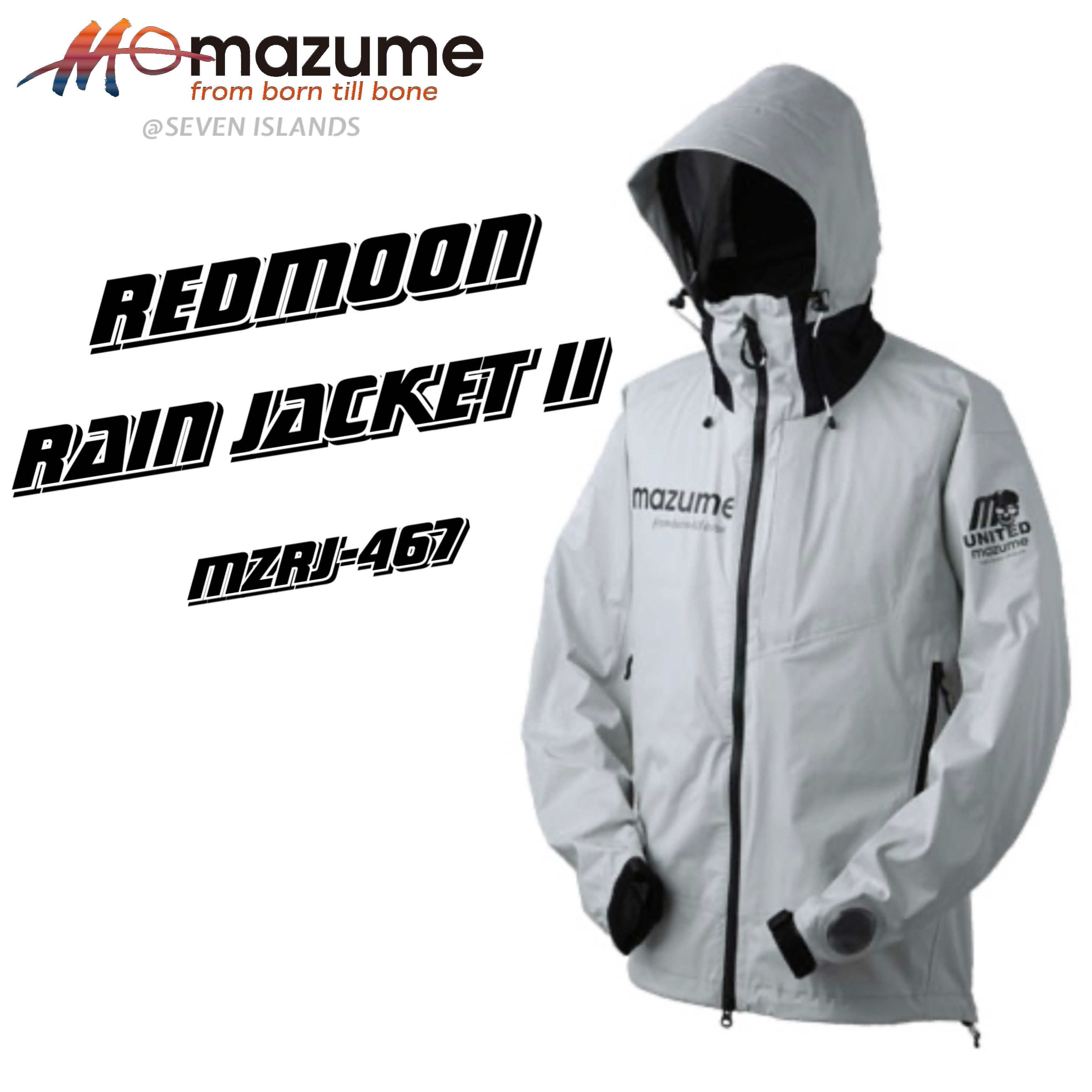 MAZUME REDMOON RAIN JACKET II MZRJ-467 MAZUME REDMOON RAIN JACKET II MZRJ-467