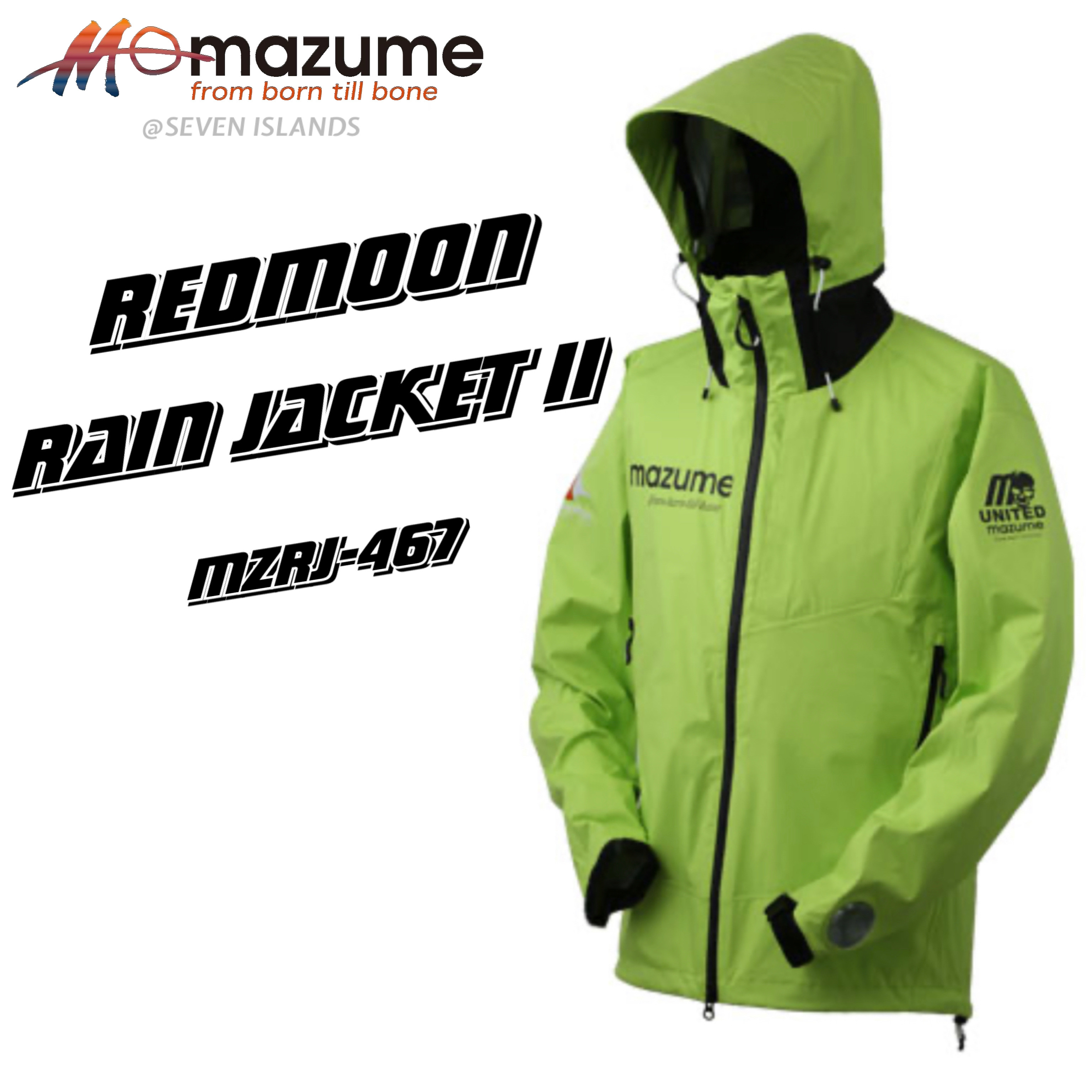 MAZUME REDMOON RAIN JACKET II MZRJ-467