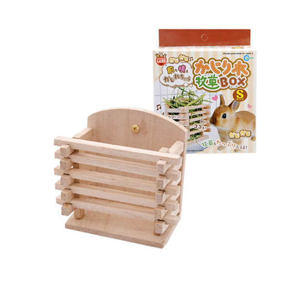 日本MARUKAN-(MK-ML-111/112)木製牧草盒(S/M)