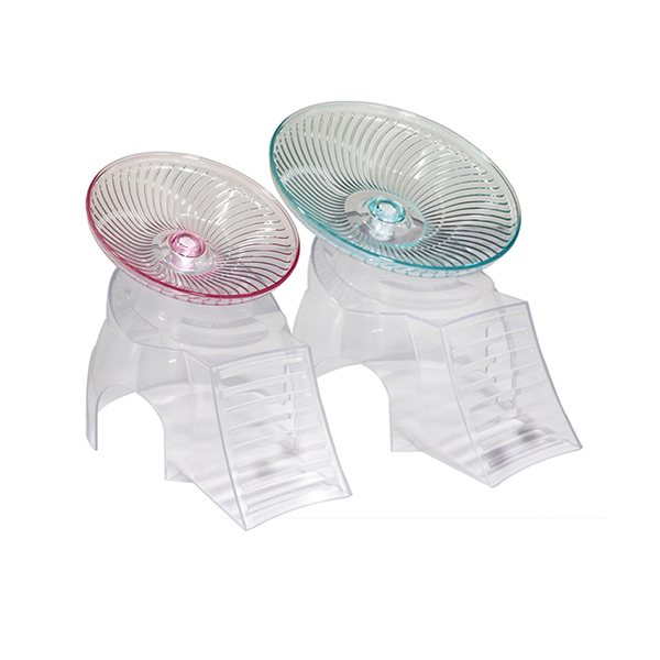 日本MARUKAN-鼠用健康舒適滾輪(S粉/M藍)