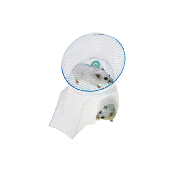 日本MARUKAN-鼠用健康舒適滾輪(S粉/M藍)