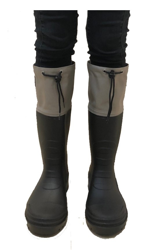 TM-105short  短版-半筒束口卡其磯釣鞋 (專利S底毛氈+釘鞋底)