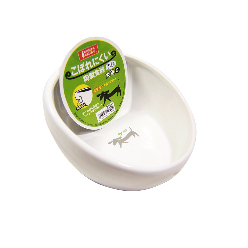 日本 MARUKAN 骨頭造型陶瓷碗S