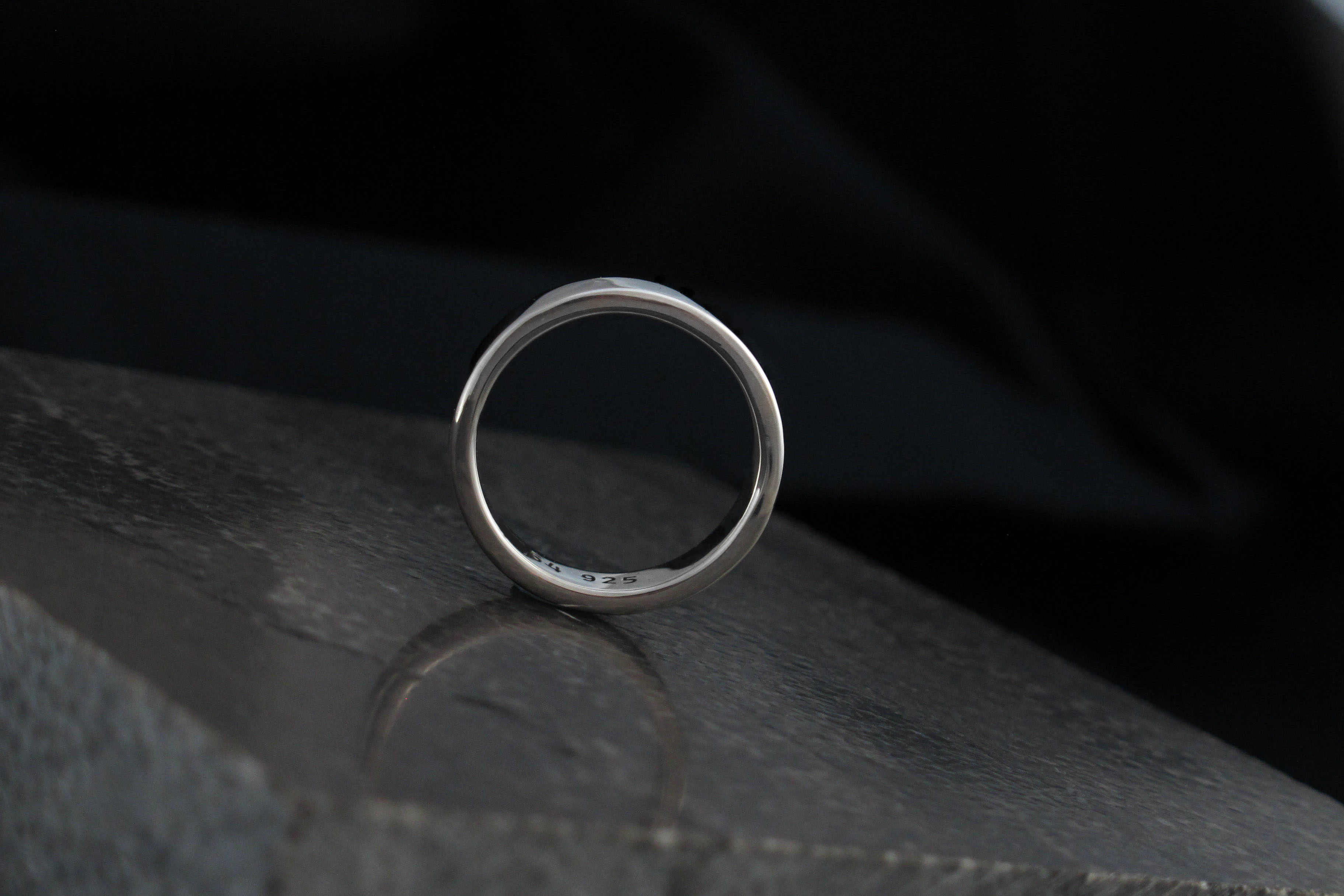 預購 手工厚版素戒 平面8mm 925純銀戒指