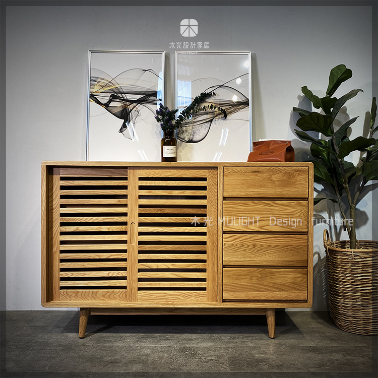 Esther-白橡木收納置物邊櫃|可訂製