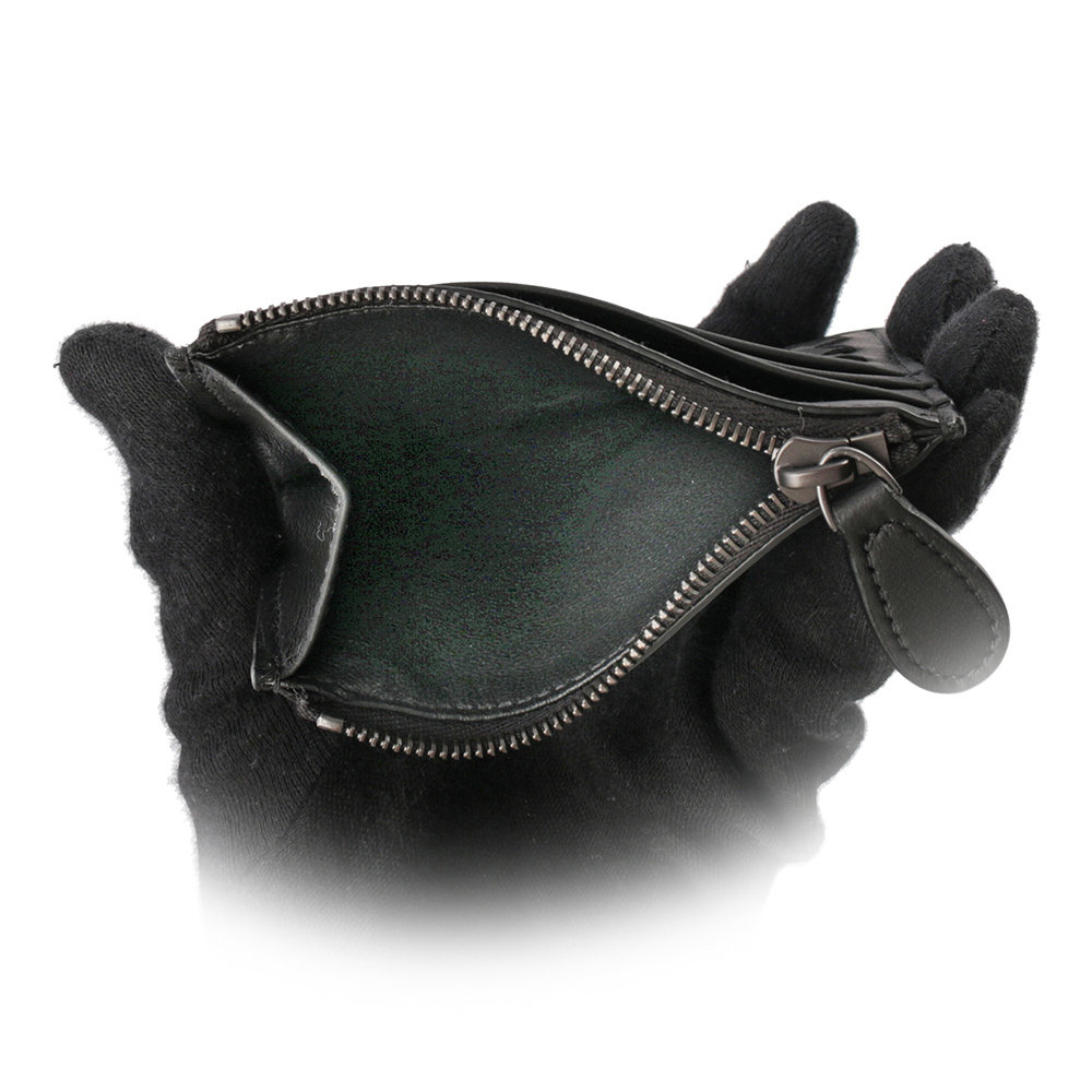 【BOTTEGA VENETA】經典編織小羊皮零錢包/名片卡夾