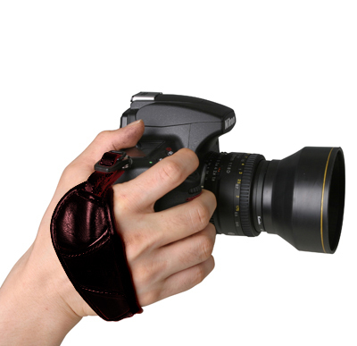 Prostar皮製相機手腕帶-黑 GRIP-10 (M-7364) 附支撐架