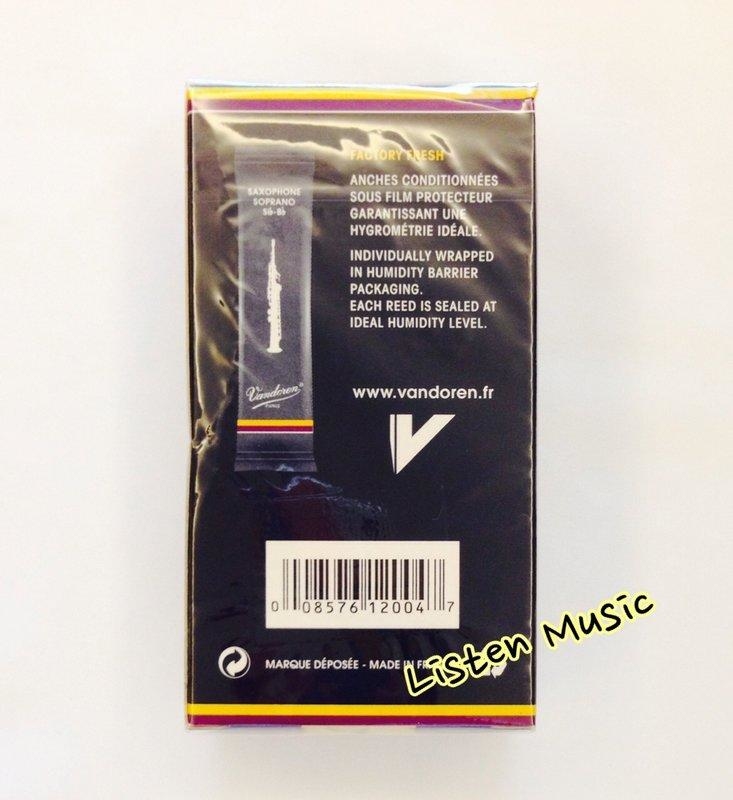 Vandoren 高音薩克斯風竹片 SOPRANO SAX (3號) 10片裝