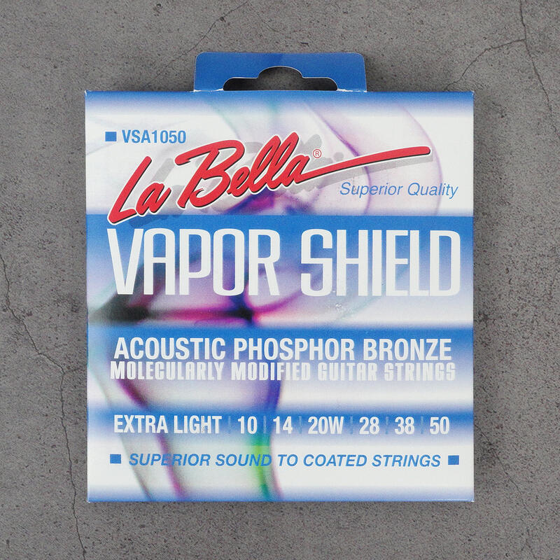 La Bella 美製 蒸氣罩長壽弦 VSA1050 磷青銅 木吉他弦 10-50