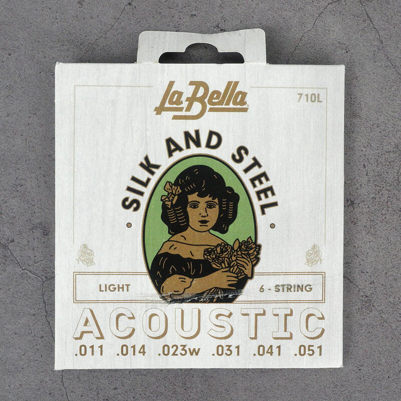 La Bella 710L Silk & Steel Set 絲鋼 木吉他弦 .011 - .051