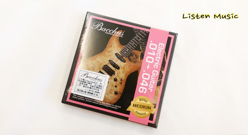 Bacchus BEG1046 電吉他弦 ( 10-46 ) 電吉他配件