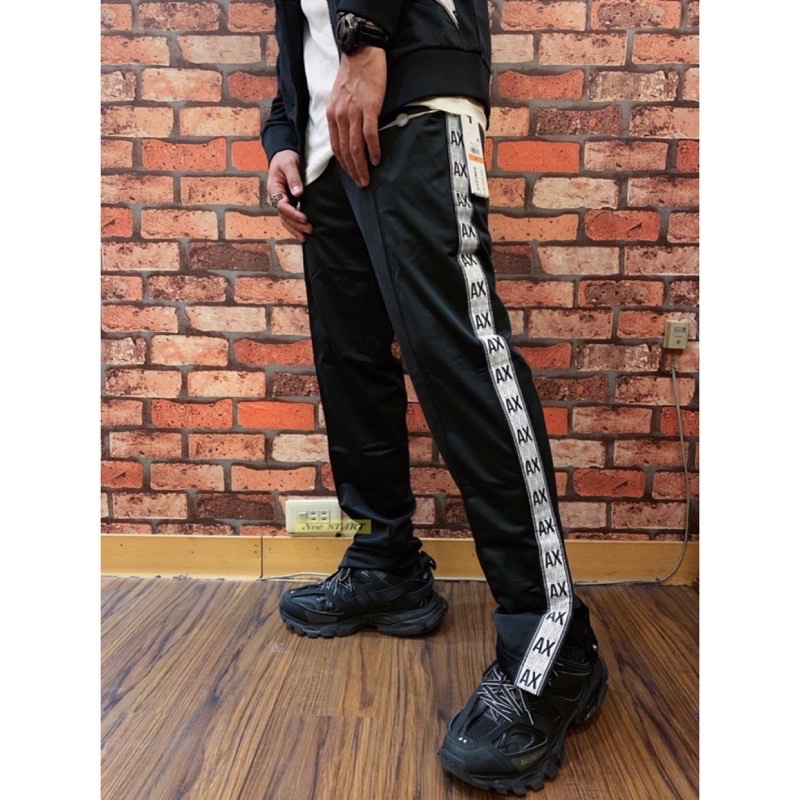 Armani Exchange AX 側邊串標Logo 運動長褲 套裝