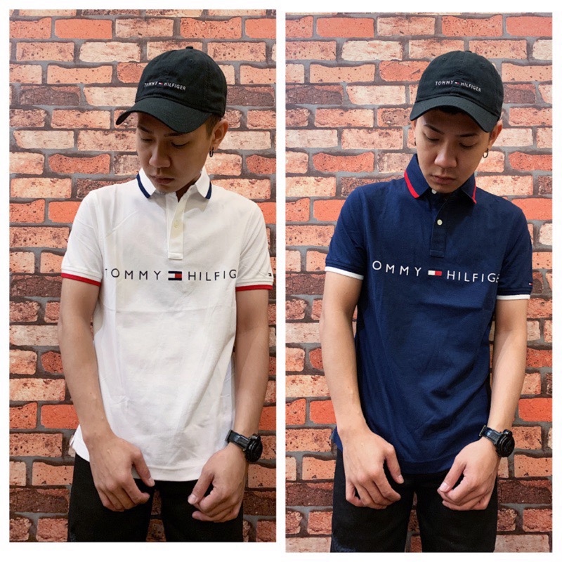Tommy Hilfiger 經典字母國旗Logo 滾邊 Polo衫
