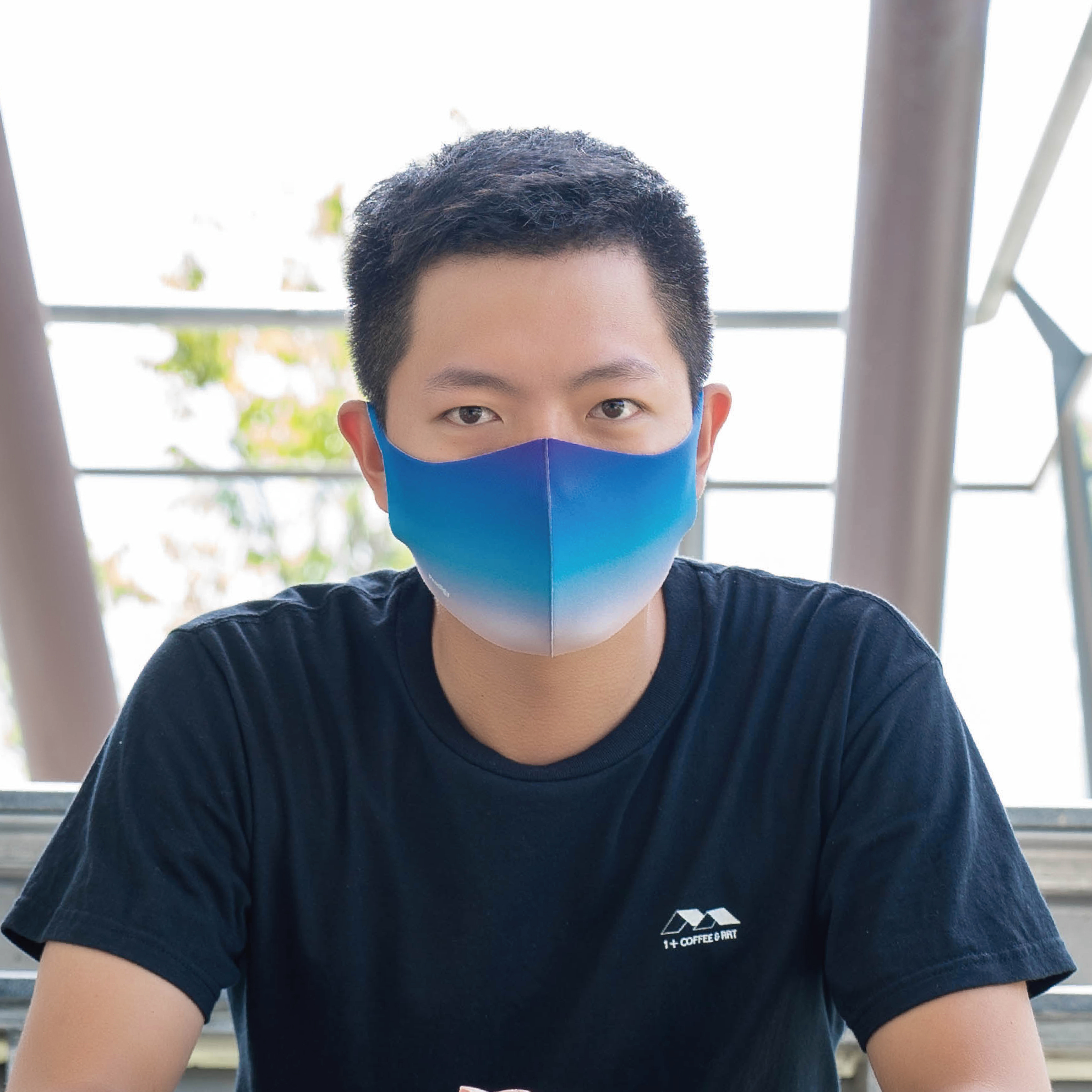 ｜日落海灘｜舒適美-3D立體透氣抗菌口罩