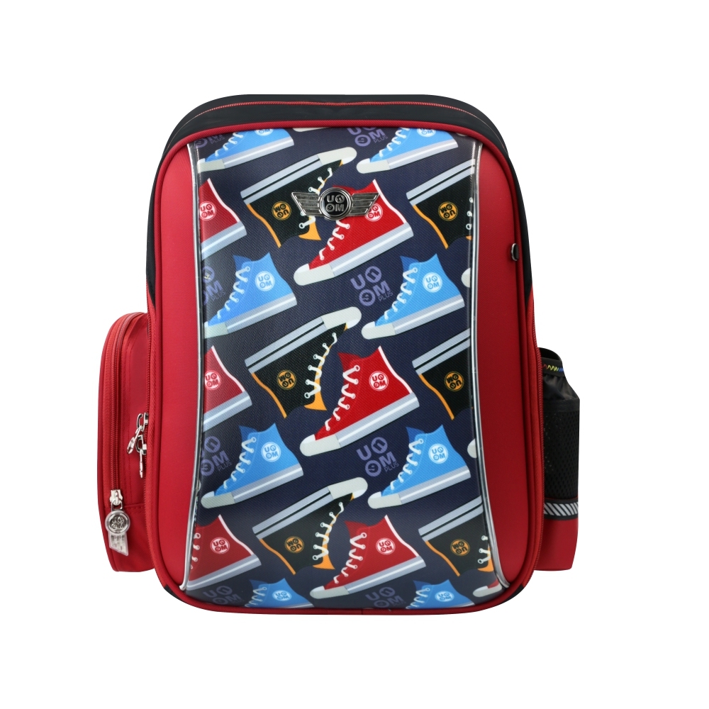 酷特飛輕量透氣減壓護脊書包-復古時尚(U9611)