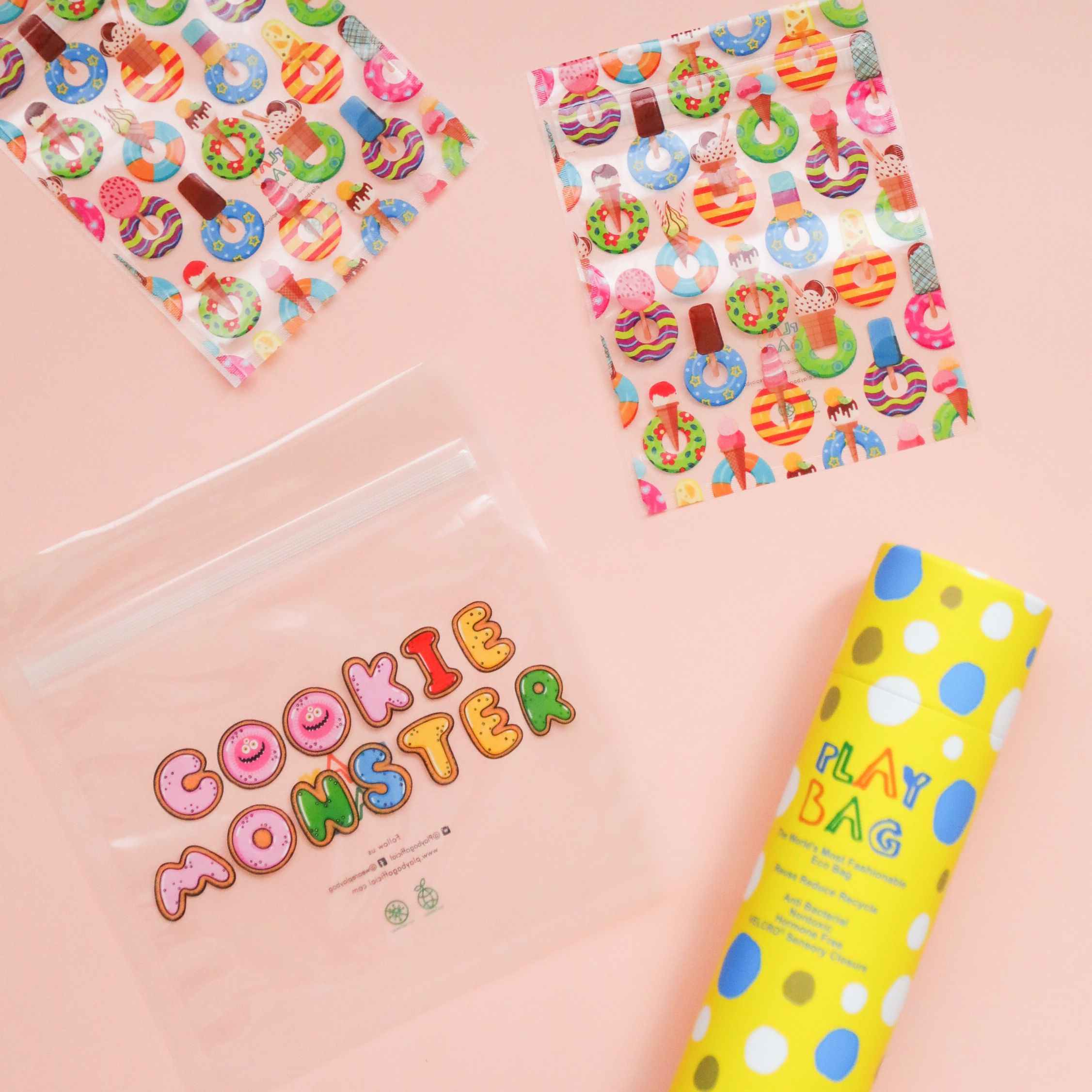 PLAY BAG 魔鬼氈精選組合-兩款 (小型+ Mini型) 20入