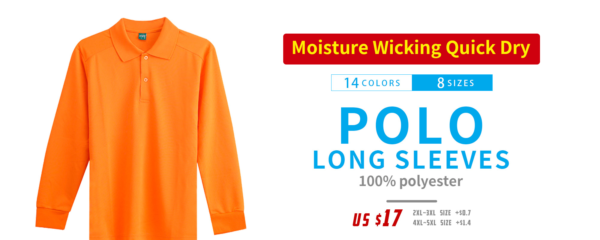 Moisture Wicking, Anti-UV, Breathable, Fast Dry, Antibiosis and deodorant, Sweat-Shirt, POLO, Short Sleeve,Customized Sticker