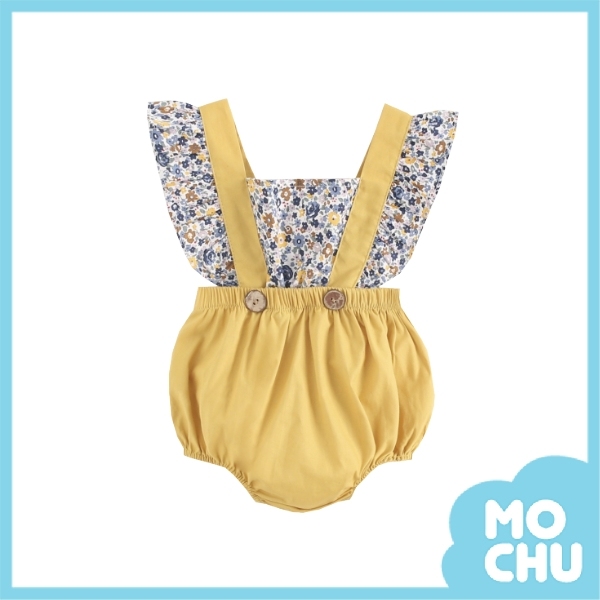 小碎花假兩件包屁衣(四色)