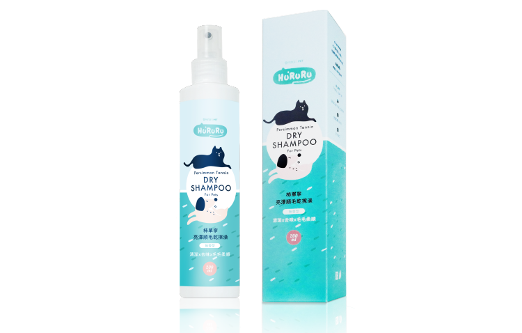 【防御工事】柿單寧亮澤順毛乾擦澡 清潔Ｘ去味/無香型/200ml