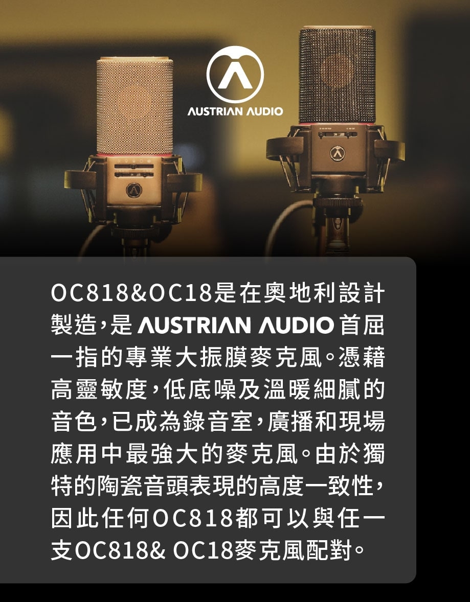 Austrian Audio OC18 Studio Set