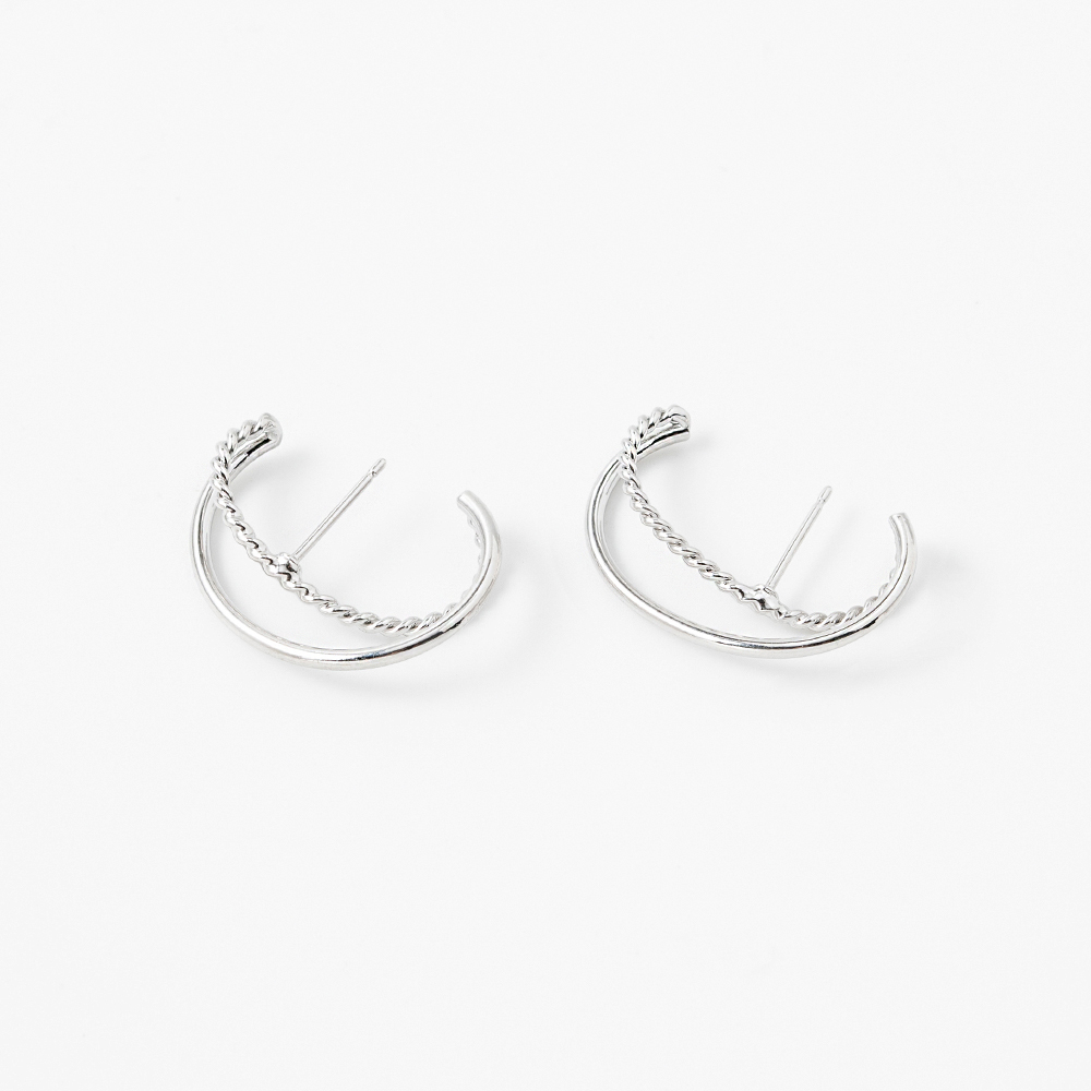 韓國 鋼針 耳環